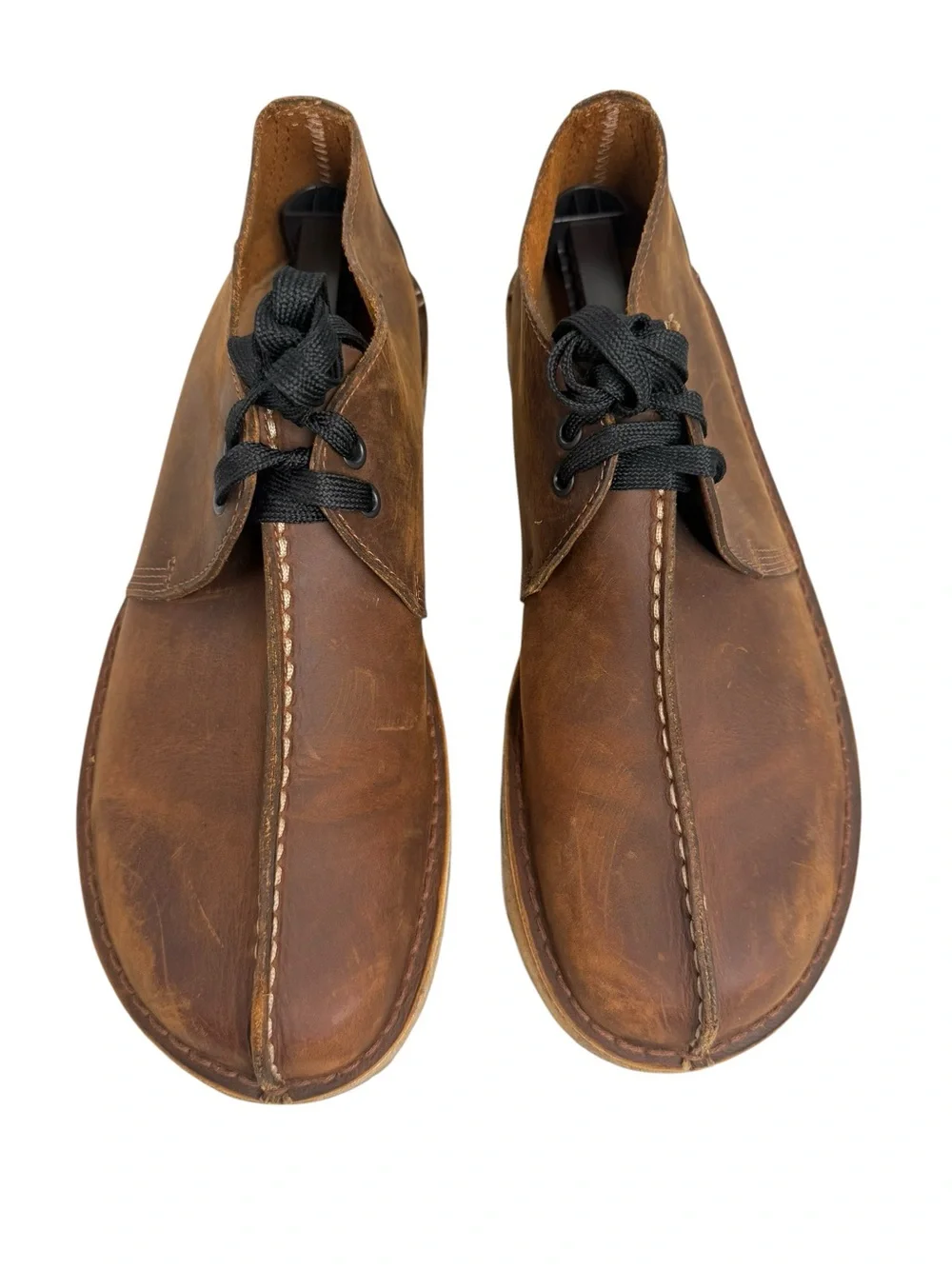Clarks Desert Trek shoes leather crepe soles size 12